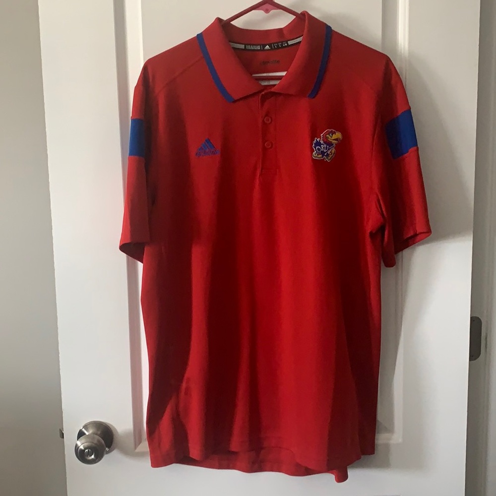 Adidas Men’s Climalite KU Polo Size Large